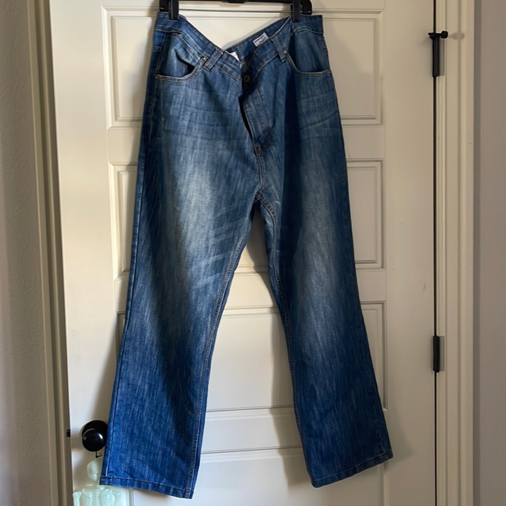 Paper Denim Cloth Straight Fit Jeans